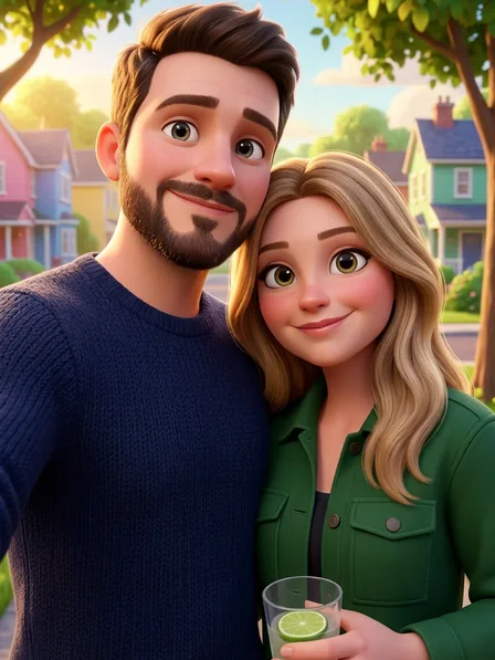 Guest portrait styled as polished 3D feature animation